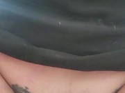 Quickie in the bathroom, noisy, solo masturbate, octopus sex toy 13/16