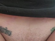 Quickie in the bathroom, noisy, solo masturbate, octopus sex toy 7/16