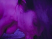 Licking the cum off his messy hard cock 9/16