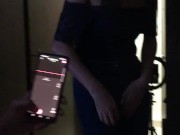 MY BOYFRIEND PLAYS WITH THE CONTROL OF MY VIBRATOR, IT MAKES ME WRINKLE WITH PLEASURE 2/16