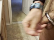 Cum everywhere! Cock ring helps me spray it. 2/16