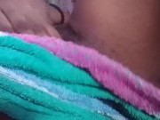 AMATEUR EBONY MASTERBATEEPUSSY WHILE NEIGHBORS HUSBAND LISTEN RADIO NOT  GETCAUGHT 1/16
