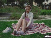 Teen Matty Mila Perez Loves Oily Footjobs & Blowjobs In The Pose 2/16