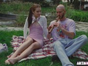 Teen Matty Mila Perez Loves Oily Footjobs & Blowjobs In The Pose 4/16