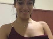 Beautiful skinny girl rides my cock and fills my pussy with milk. 11/16