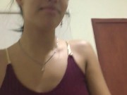 Beautiful skinny girl rides my cock and fills my pussy with milk. 2/16