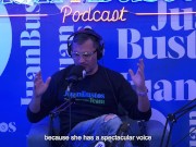 Andrea Pardo se corre 5 veces! seguidas en la máquina sexual en Juan Bustos Podcast 2/16