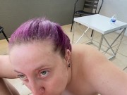 Hot girl sucks big dick in public in downtown Miami 4K POV 3/16