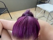 Hot girl sucks big dick in public in downtown Miami 4K POV 6/16