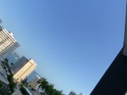 Hot girl sucks big dick in public in downtown Miami 4K POV 7/16