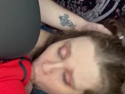 BBW Brunette With Big Blue Eyes Wants To Be Throat Fucked Cumshot On Face/In Mouth 🥵❤️ 12/16