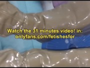 Bootjob with latex boots = Cumshot 16/16