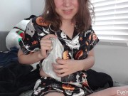 Satin Halloween Pyjamas Naked Try On 11/16