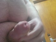 Jerking off in the bathroom before taking a shower 13/16