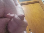 Jerking off in the bathroom before taking a shower 14/16