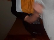 Simple way to cum while in bed ( face revealed libog niya subra) 6/16