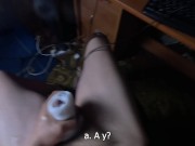 INSANELY powerful CUMSHOT after a long abstinence 13/16