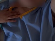 naked behind hospital gown 3/16