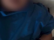 naked behind hospital gown 8/16