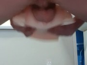 Teen fucks the sex doll with little feet doggy style and cums twice 3/16