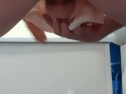 Teen fucks the sex doll with little feet doggy style and cums twice 6/16