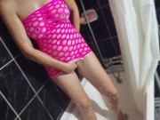 Little cute virgin in shower is very Horny 7/16