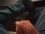 Couldn't wait to beat my cock 13/16