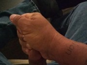 Couldn't wait to beat my cock 15/16