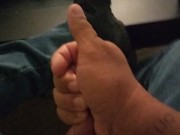 Couldn't wait to beat my cock 16/16