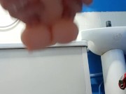 Teen fucks the micro sexdoll after gym. Face incovered. 13/16