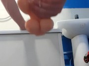 Teen fucks the micro sexdoll after gym. Face incovered. 15/16