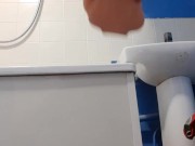 Teen fucks the micro sexdoll after gym. Face incovered. 3/16