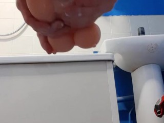 Teen fucks the micro sexdoll after gym. Face incovered.