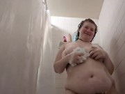 Washing my thicc body in the shower 3/16