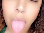 How sloppy and wet do you like it? SPITTING and dribbling 14/16