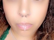 How sloppy and wet do you like it? SPITTING and dribbling 3/16