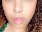 How sloppy and wet do you like it? SPITTING and dribbling 9/16