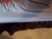 Maiden foot goddess, worships her man’s cock with her feet, toy in pussy, cum shot 👣☄️ 12/16