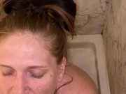 Drinking my mans pee for the first time 2/16