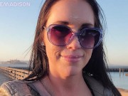 First Ever CUMWALK Along Public Pier 12/16