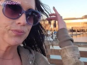 First Ever CUMWALK Along Public Pier 13/16