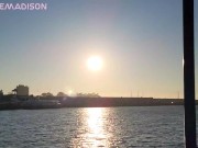 First Ever CUMWALK Along Public Pier 4/16