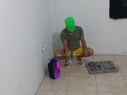 I WAS DOING MY EXERCISE ROUTINE AND MY STEPMOTHER CAME TO ENTERTAIN ME WITH HER BUTTOCKS 6/16