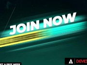 DEVILS FILM - Wild Christie Love Deepthroats And Fucks Her Man While Her Best Friend Is Watching 7/16