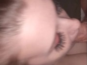 Teenager With Big Tits Swallows Cum 9/16