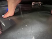 Squirting Big Titty Foot Slut Gets Fucked and Creampied 16/16