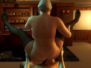 Hot Cougar Spread Eagle Double Penetration 11/16