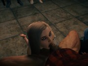 Hot Blonde Sucking Lumberjack Cock on Her Knees 12/16