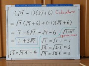 Tokyo 2024-1st [1]Q3 The Meaning and Calculation of Square Roots.[JapanMath] 1/16