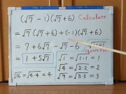 Tokyo 2024-1st [1]Q3 The Meaning and Calculation of Square Roots.[JapanMath] 15/16